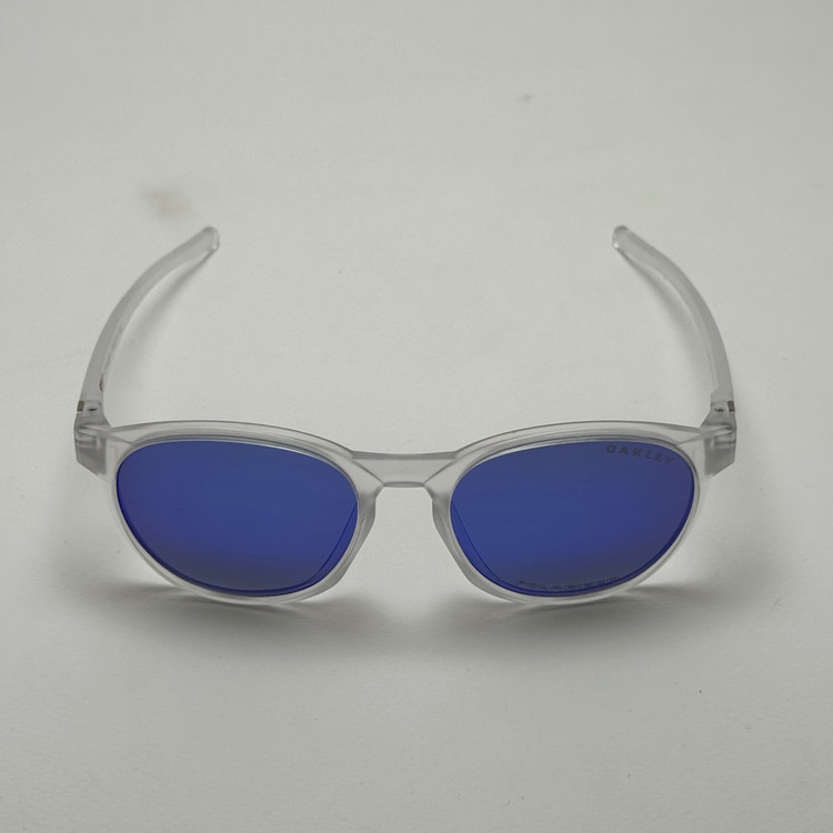 عینک آفتابی پلاریزه اوکلی Oakley کریستالی عدسی آبی گرد کد TO4910