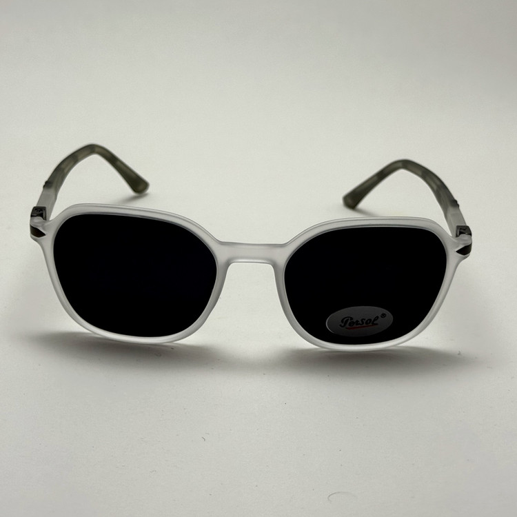 عینک آفتابی پلاریزه پرسول PERSOL کریستالی لولا فنری فوق سبک با کد رفرنس P 3221