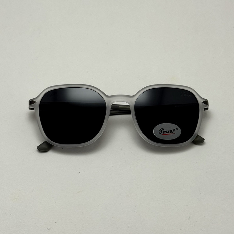 عینک آفتابی پلاریزه پرسول PERSOL کریستالی لولا فنری فوق سبک با کد رفرنس P 3221