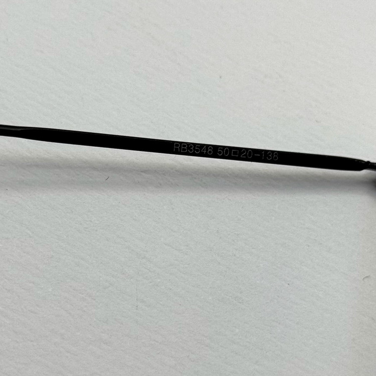 عینک ریبن هگزونال شیشه سنگ تمام مشکی به همراه پک کامل ریبن کد Rayban RB 3548