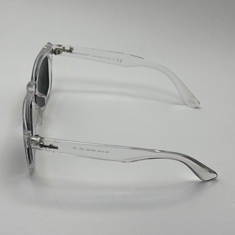 عینک ویفرر ریبن Rayban WAYFARER شفاف شیشه سنگ نشکن زد خش با پک کامل