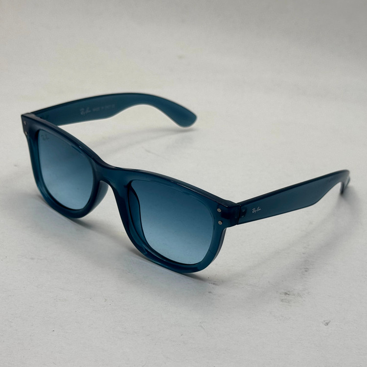 عینک آفتابی ریبن ویفرر ریورس آبی به همراه پک کامل rayban