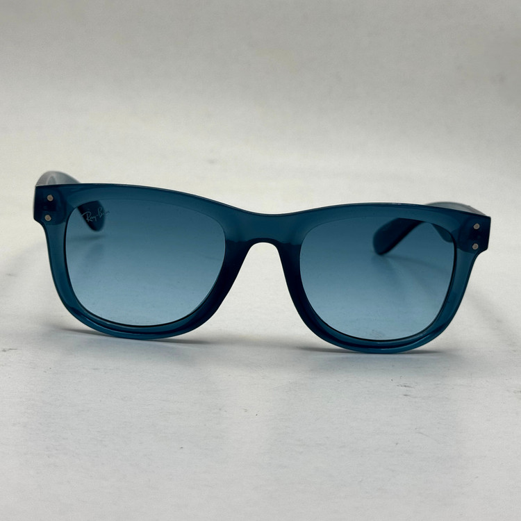 عینک آفتابی ریبن ویفرر ریورس آبی به همراه پک کامل rayban