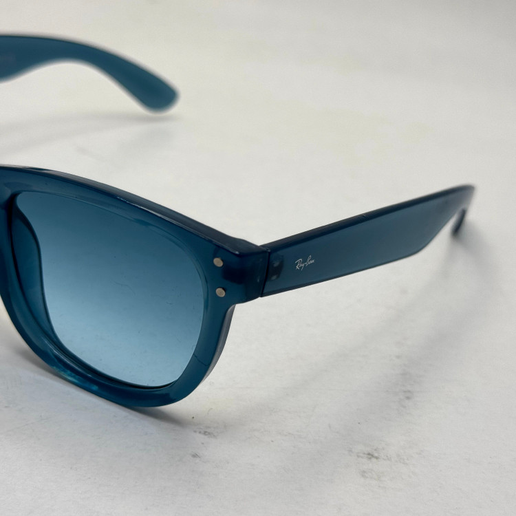 عینک آفتابی ریبن ویفرر ریورس آبی به همراه پک کامل rayban
