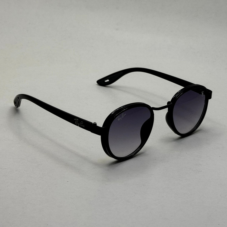 عینک آفتابی گرد ریبن فراری مشکی با پک کاملRayban Ferrari RB3705