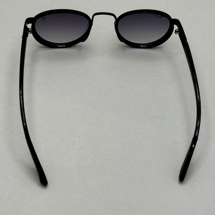 عینک آفتابی گرد ریبن فراری مشکی با پک کاملRayban Ferrari RB3705