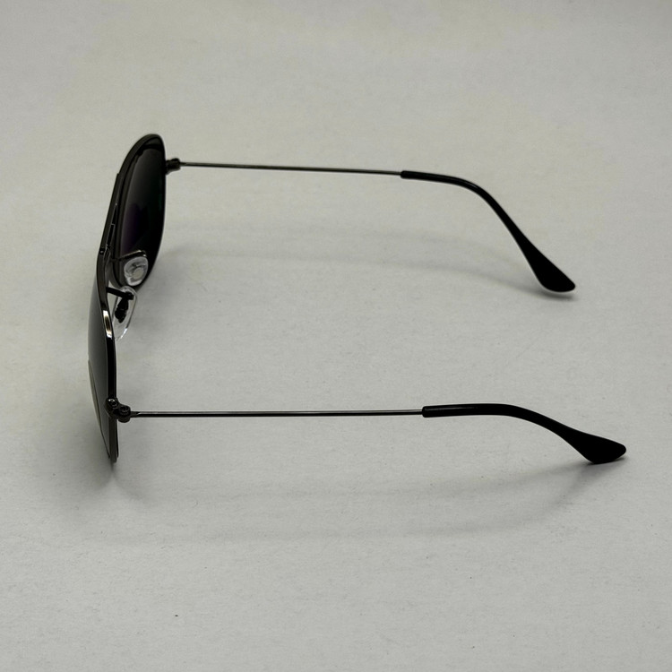 عینک ریبن خلبانی شیشه سنگ فریم نوک مدادی عدسی سبز آمریکایی آنتی رفلکس REYBAN AVIATOR RB 3025 با پک کامل