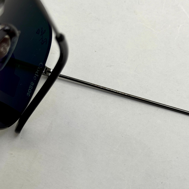 عینک ریبن خلبانی شیشه سنگ فریم نوک مدادی عدسی سبز آمریکایی آنتی رفلکس REYBAN AVIATOR RB 3025 با پک کامل