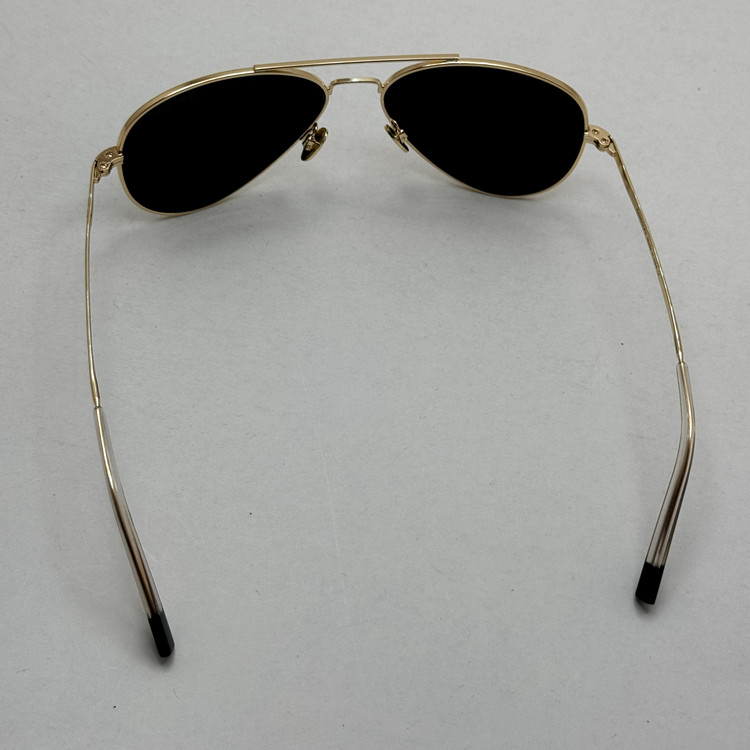 عینک آفتابی خلبانی رندولف شیشه سنگ مدل کانکورد آنتی رفلکس مشکی فریم طلایی فول پک RANDOLPH AVIATOR CR 231 24K GOLD