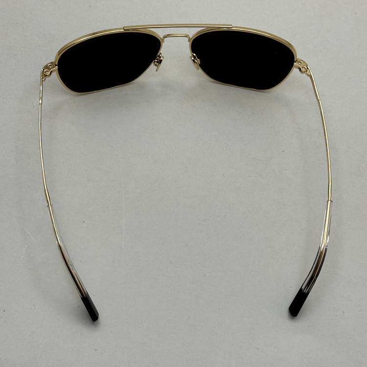 عینک آفتابی خلبانی رندولف شیشه سنگ آنتی رفلکس مشکی فریم طلایی فول پک RANDOLPH AVIATOR RE 58 24K GOLD