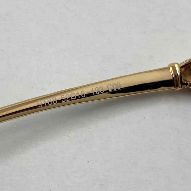 عینک آفتابی زنانه کارتیر Cartier دسته نگین کاری شده خاص و لاکچری در 6 رنگ