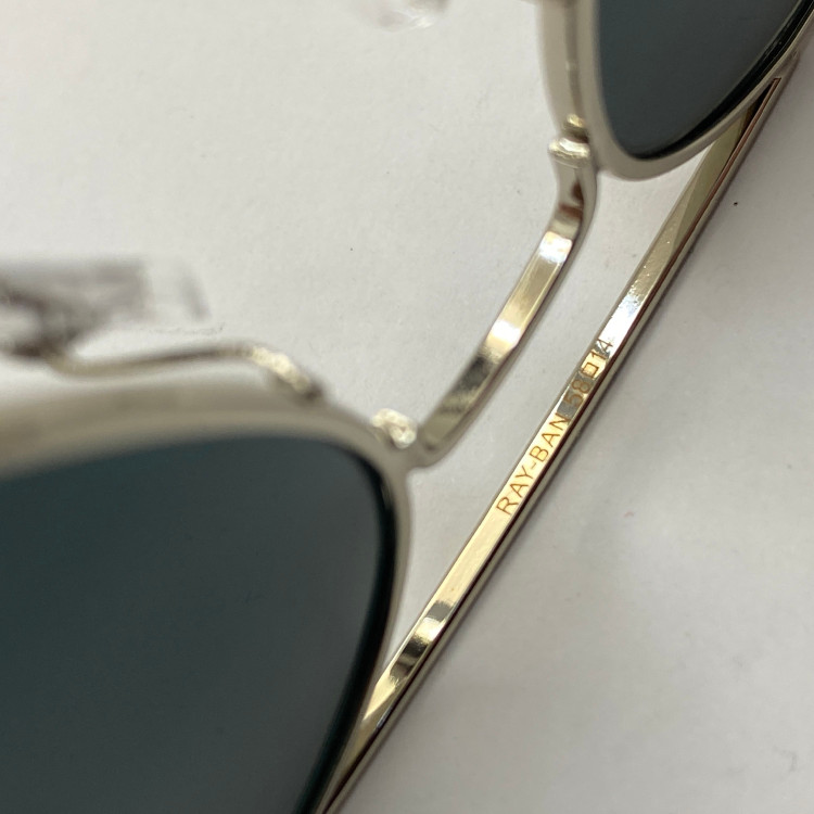 عینک آفتابی ریبن خلبانی rayban مشکی نقره ای با پک کامل ریبن