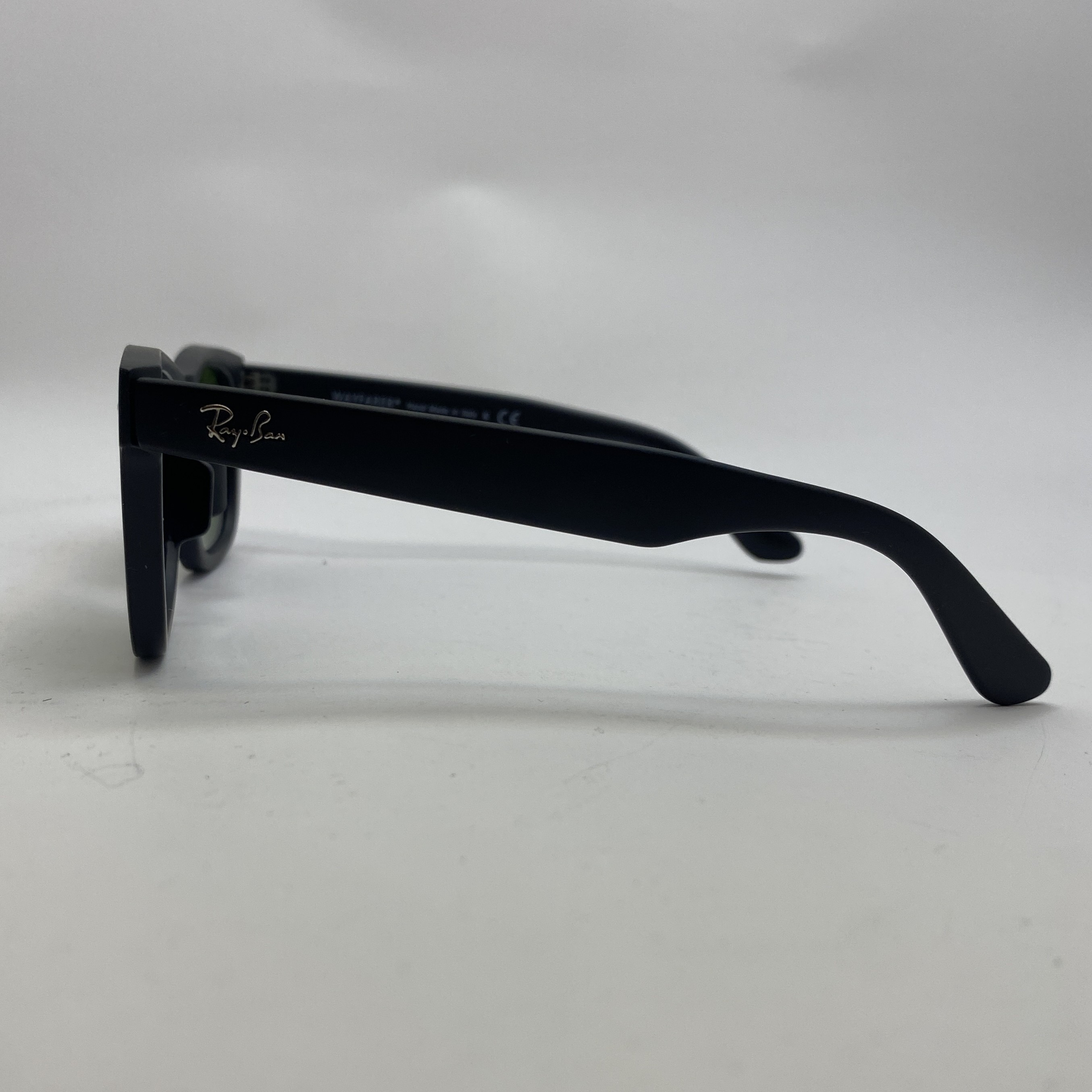 عینک ویفرر ریبن Rayban WAYFARER مشکی مات شیشه سنگ نشکن زد خش با پک کامل ریبن RB 2140
