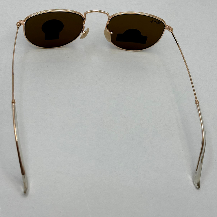 عینک آفتابی ریبن rayban شیشه سنگ قهوه ای طلایی کد rb 3958 - فول پک