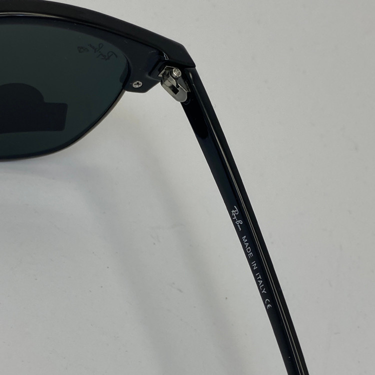 عینک ریبن rayban کلاب مستر شیشه سنگ مشکی RB 3016 با پک کامل ریبن (جعبه،کیف،دستمال نانو،شناسنامه،کاتالوگ)