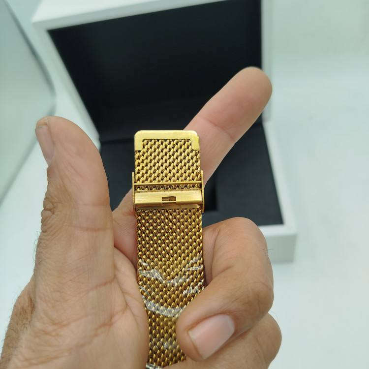 ساعت مردانه استیل بند حصیری طرح اتومات برند باگاری.