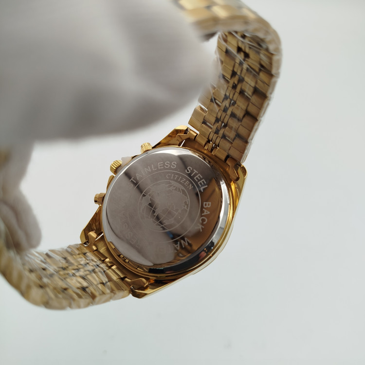 ساعت ست طلایی سیتیزن،ارسال،جعبه و باطری رایگان