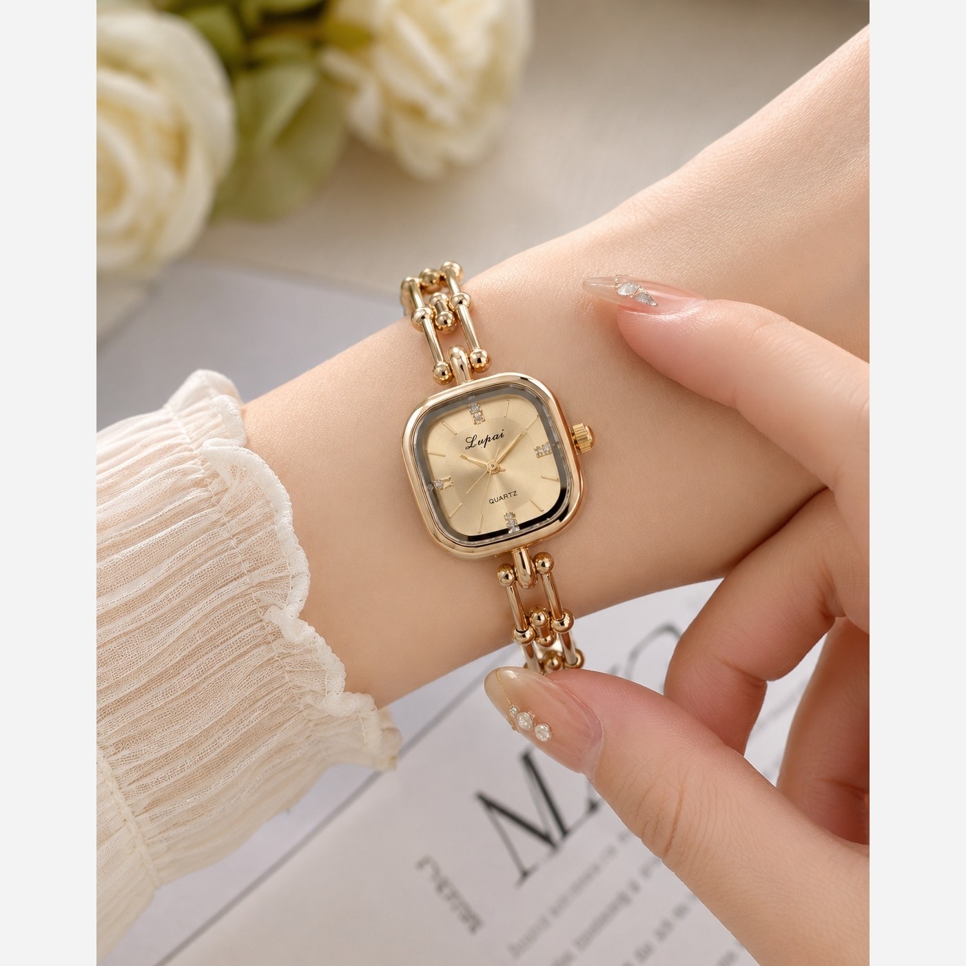 ساعت مچی دخترانه زنانه طرح تیفانی برند GUQI
