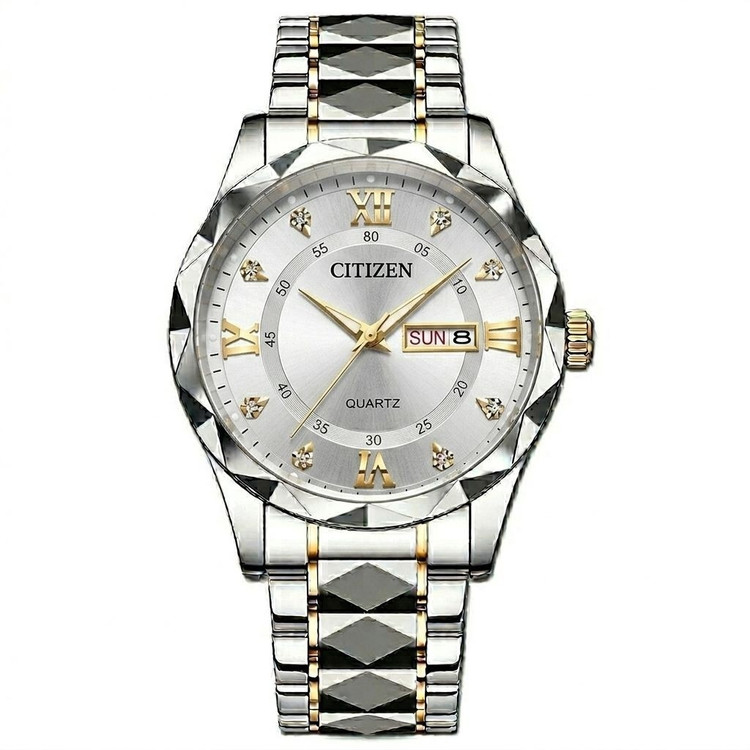 ساعت مچی مردانه سیتیزن citizen بند الماسی مشکی