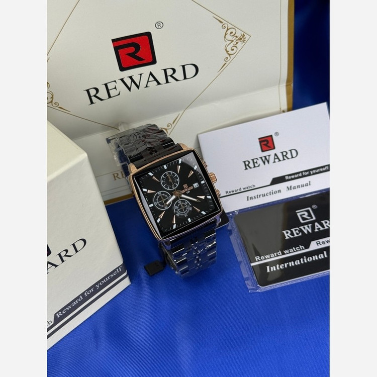 ساعت مچی مردانه ریوارد reward اورجینال بند مشکی