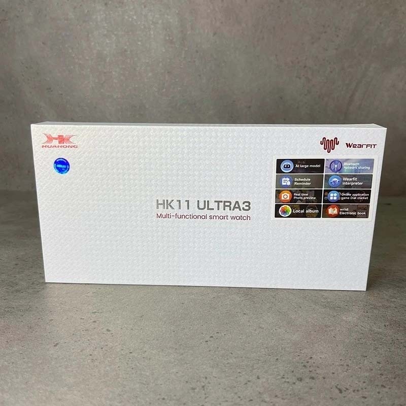 ساعت هوشمند Hk11 Ultra3 با گارانتی با 4 گیگ حافظه و هوش مصنوعی سخنگو