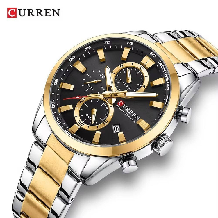 ساعت مردانه کارن اورجینال Curren مدل 8445 کرنوگراف ضد اب
