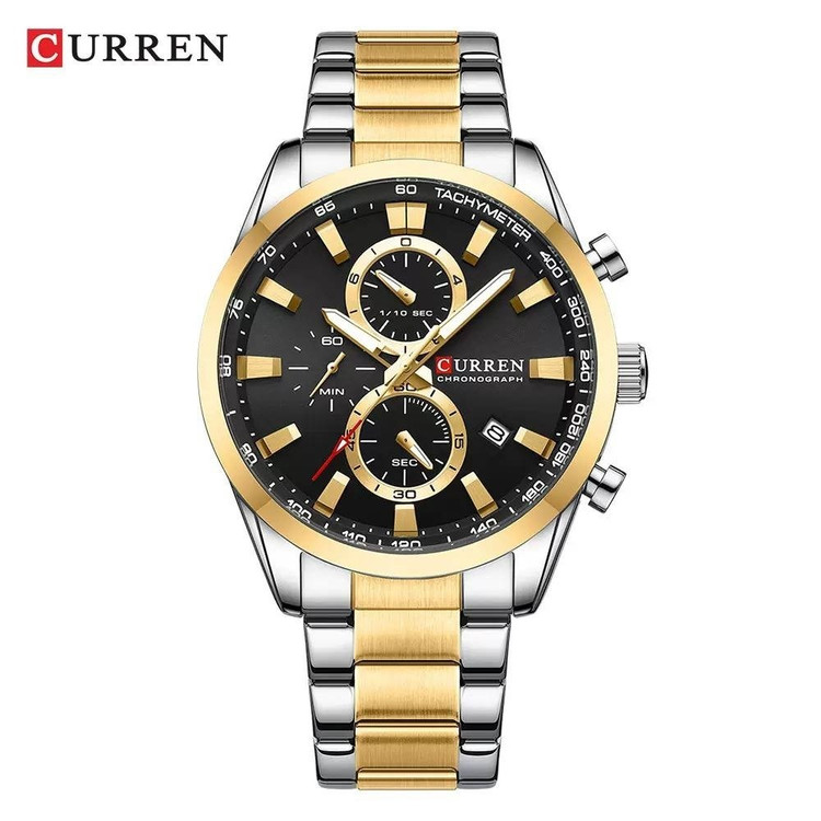ساعت مردانه کارن اورجینال Curren مدل 8445 کرنوگراف ضد اب