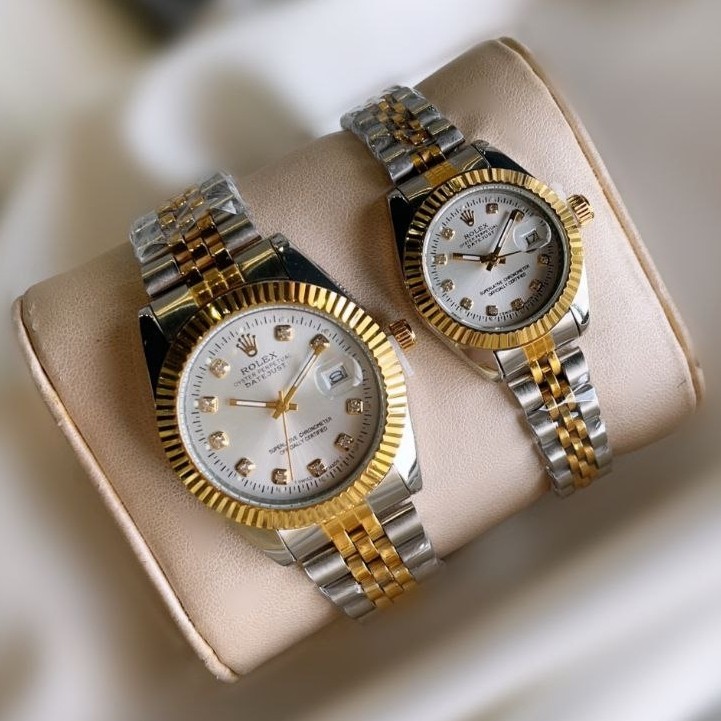 ساعت رولکس مردونه و زنونه کیفیت درجه یک استیل رنگ ثابت  rolex