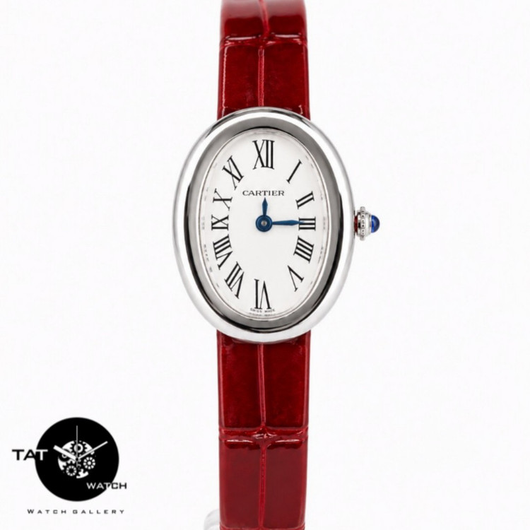 ساعت زنانه کارتیر بایگنور موتور میوتا ژاپن یکسال گارانتی جعبه ارسال رایگان Cartier Baignoire ساعت مچی