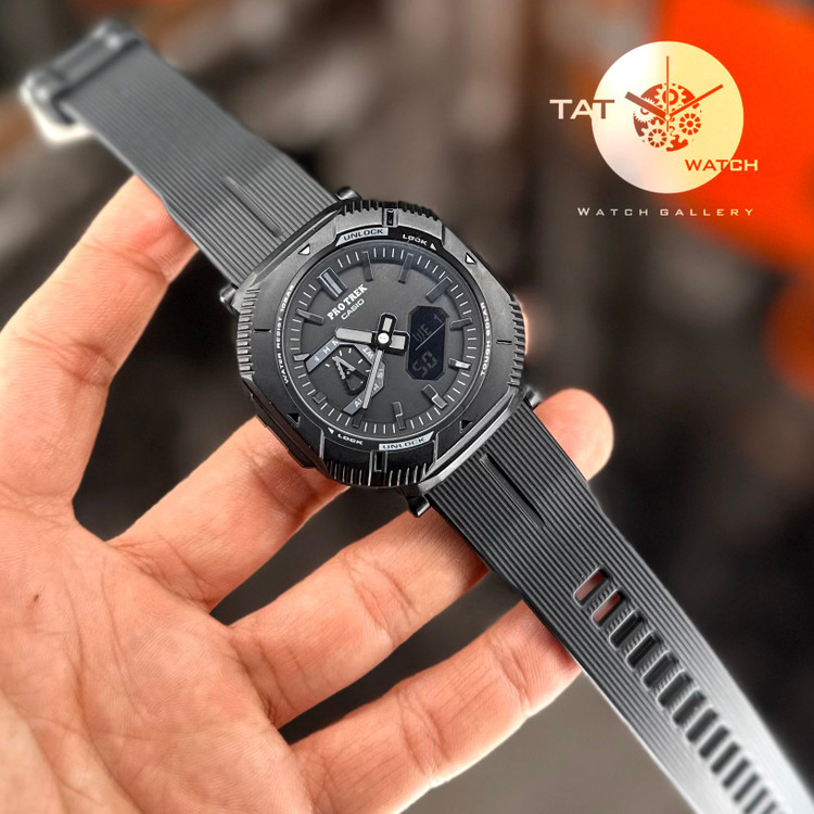 ساعت کاسیو مردانه پروترکPRGB001 با جعبه موتور ژاپن یکسال گارانتی رنگبندی casio ساعت مچی