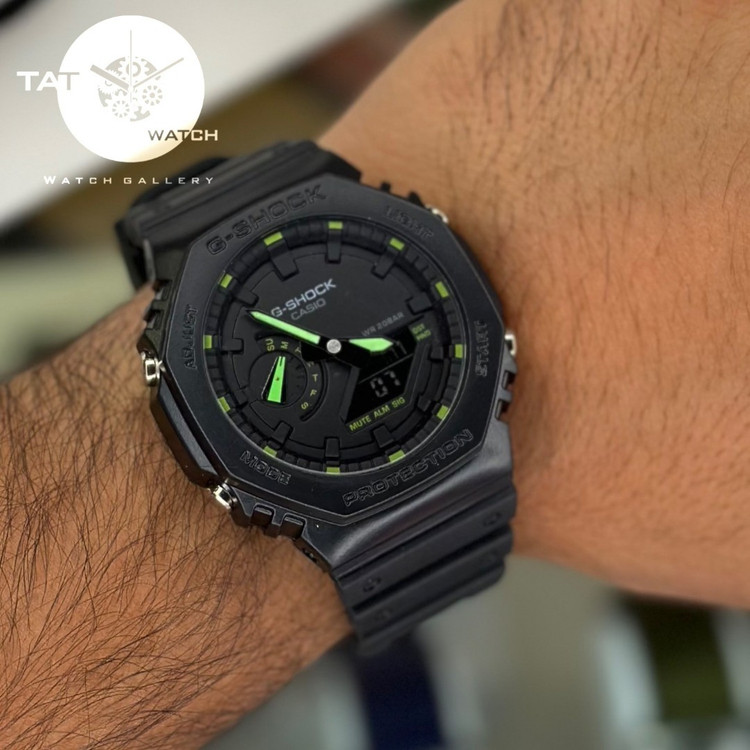 ساعت مردانه زنانه جی شاک Ga2100 موتور ژاپن یکسال گارانتی جعبه ارسال رایگان G-Shock کاسیو ساعت مچی