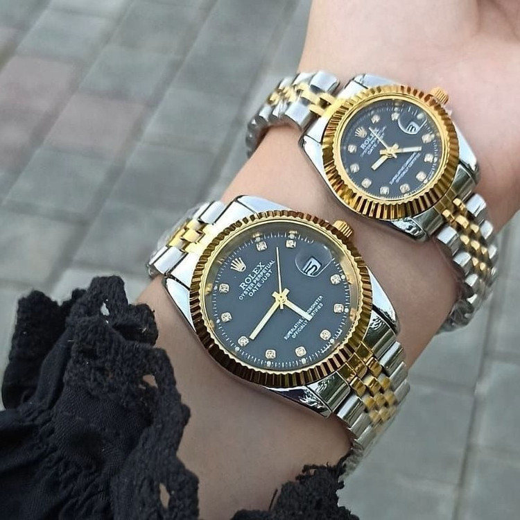 ساعت مچی رولکس دیت جاست rolex کیفیت قوی تکی هر عدد با جعبه و ارسال
