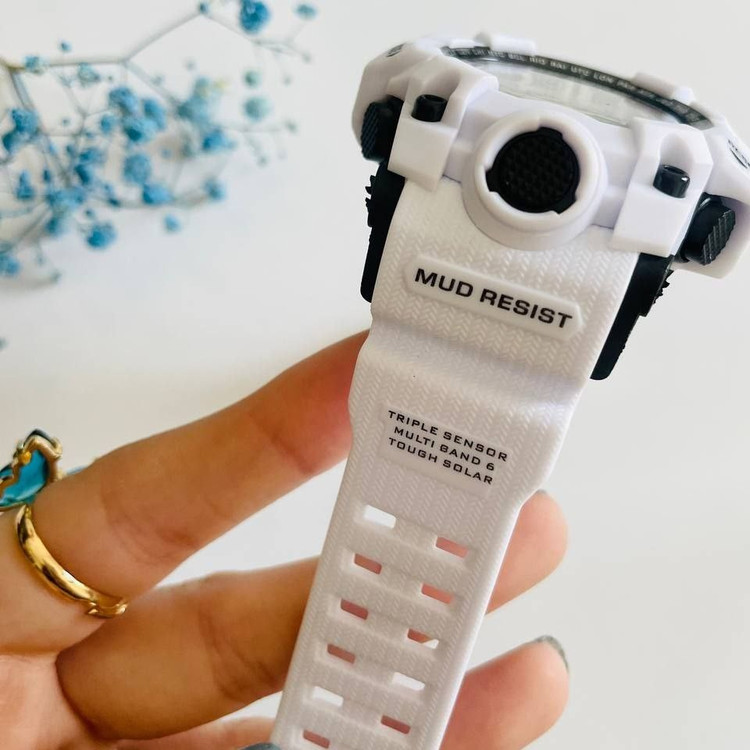 ساعت جیشاک کاسیو g-shock رنگ سفید پرطرفدار