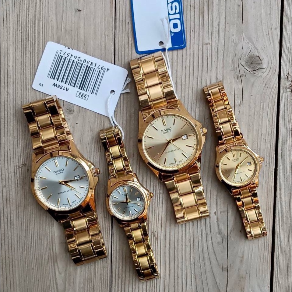 ساعت مچی کاسیو casio زنانه و مردانه قفل کلیپسی و دارای روز شمار