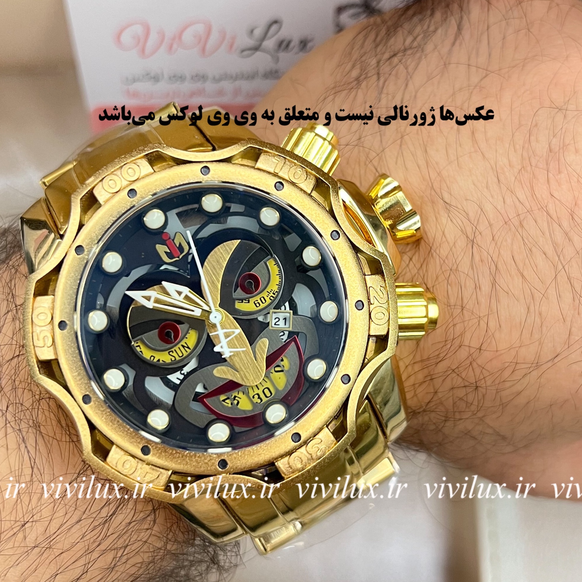 ساعت مردانه اورجینال نپیک مدل معروف اینویکتا جوکر INVICTA  Joker
