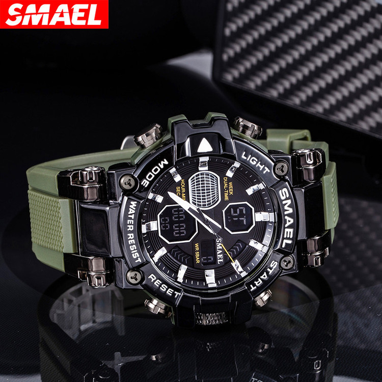 ساعت مچی عقربهای کوارتز مردانه اس میل مدل 8027-Gree