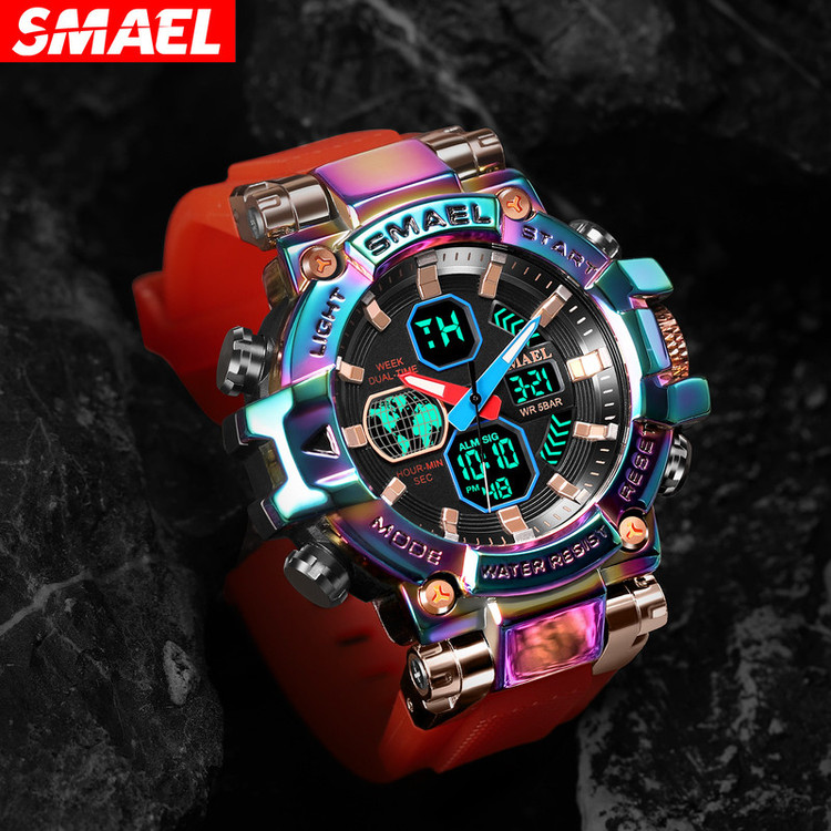 ساعت مچی عقربهای کوارتز مردانه اس میل مدل 8027-RD