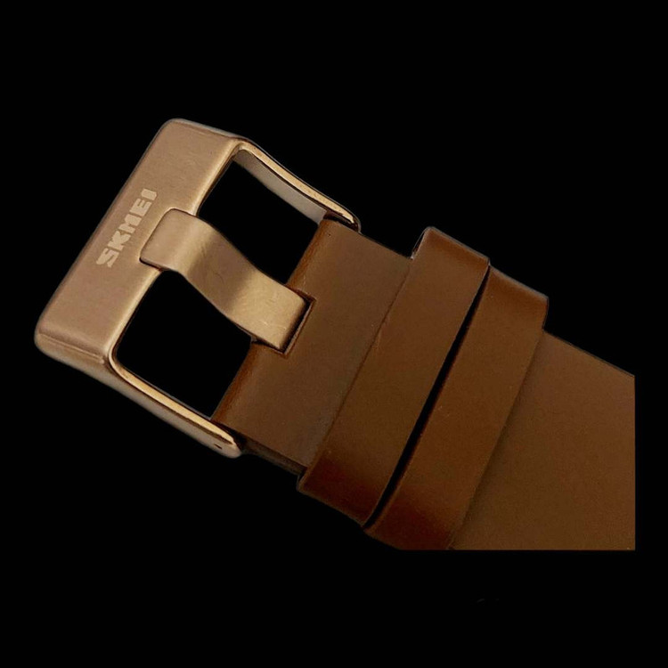 ساعت مچی عقربهای مردانه اسکمی مدل سه زمانه کد 1391LB.RG
