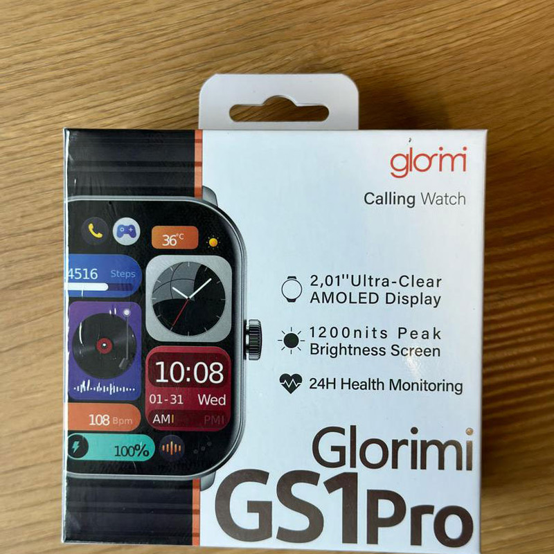 ساعت هوشمند گلوریمی مدل GS1 Pro 2024 دارای قابلیت های صفحه نمایش رنگی، صفحه نمایش لمسی، کنترل موسیقی (Music Player)، کنترل سطح اکسیژن خون، قابلیت مکالمه مستقیم، قابلیت مکالمه از طریق بلوتوث، پشتیبانی از زبان فارسی در منو و سیستمعامل بند سیلیکون