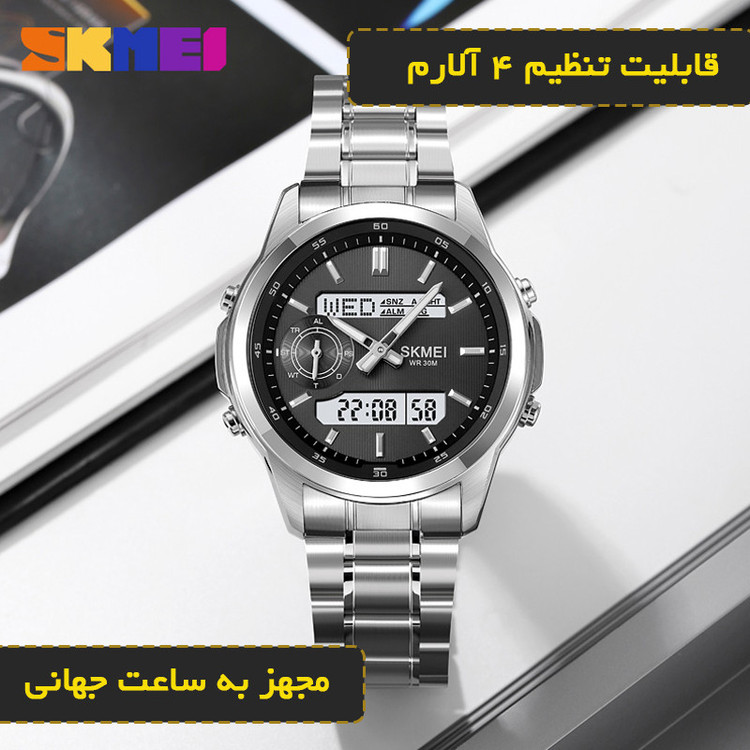 ساعت مچی عقربهای مردانه کوارتز اسکمی مدل 2284