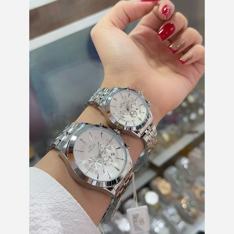 ساعت زنانه و مردانه سویسلند کیفیت عالی تاریخ دار شیک و زیبا به صورت تک و ست قابل سفارش ارسال رایگان