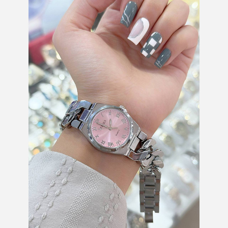 ساعت کارتیر زنانه صفحه صورتی شیک و زیبا کیفیت عالی ارسال رایگان