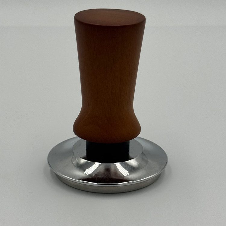 تمپر قهوه مدل 58mm wood handle شیار دار