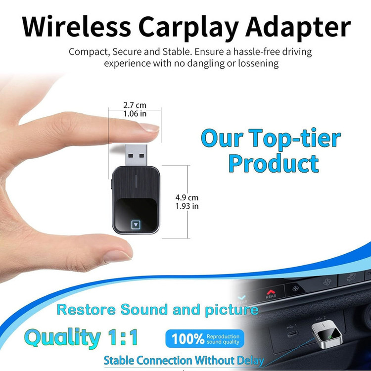 کارپلی و اندروید اتو مدل k2 2in1 Carplay/Android Auto