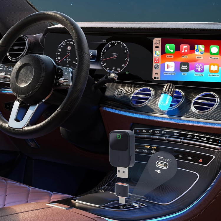 کارپلی و اندروید اتو مدل k2 2in1 Carplay/Android Auto