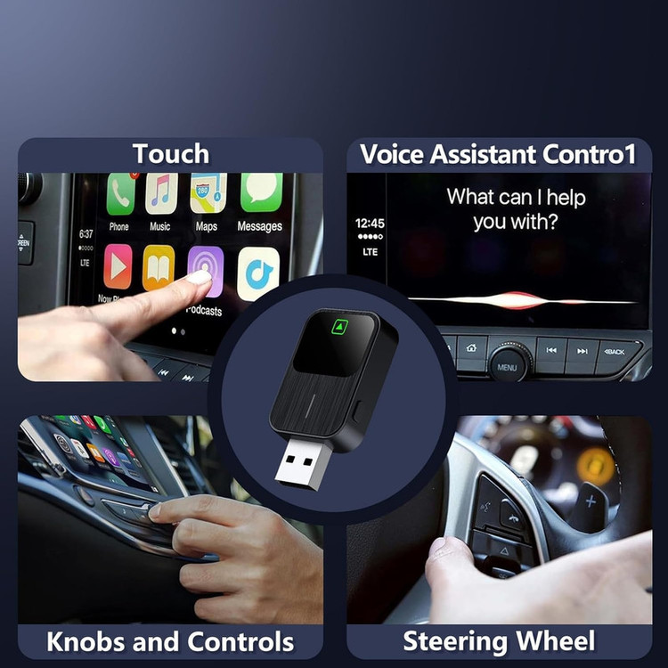 کارپلی و اندروید اتو مدل k2 2in1 Carplay/Android Auto