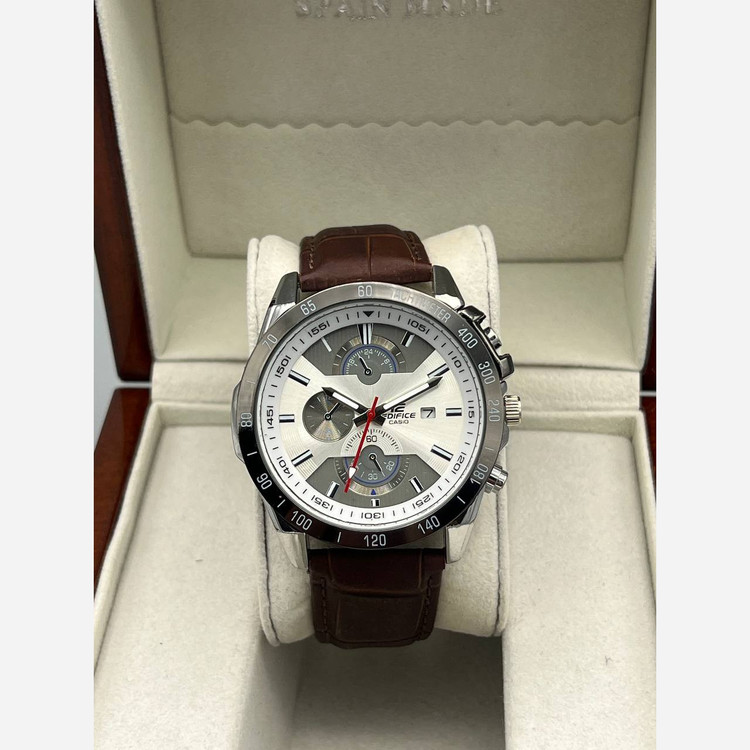 ساعت مچی مردانه چرم کاسیو به قیمت نمایندگی ارسال رایگان