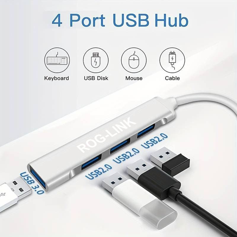 هاب 4 پورت USB-C راگ لینک مدل 2in1-CU