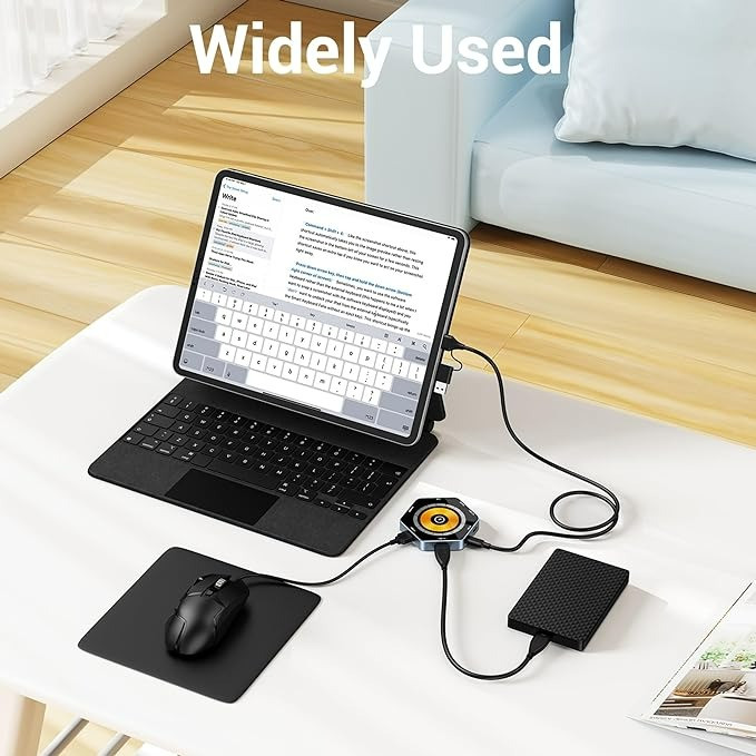 هاب داک استیشن7 پورت مدل multi port wireless charger-7port