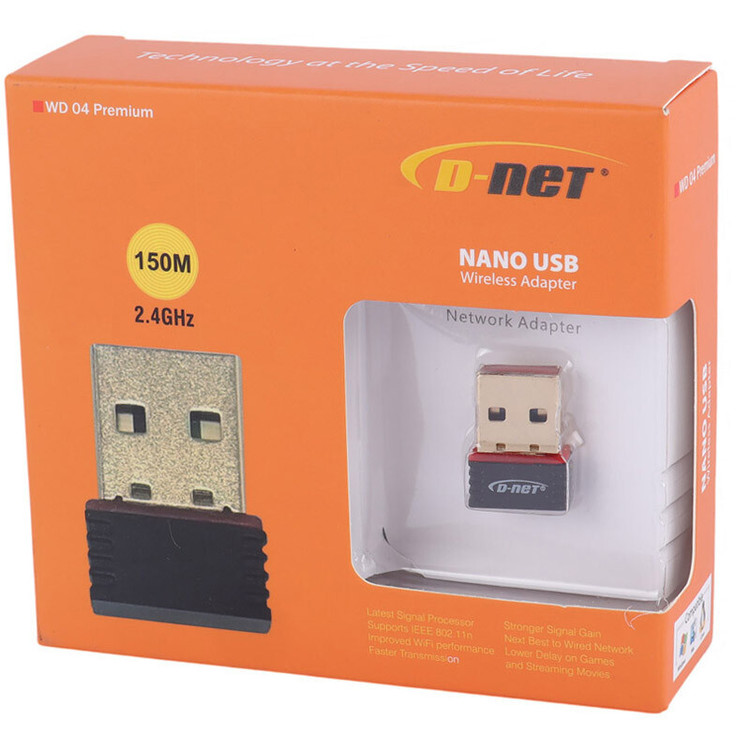 USB کارت شبکه دی-نت مدل WD 04 Premium 150Mbps